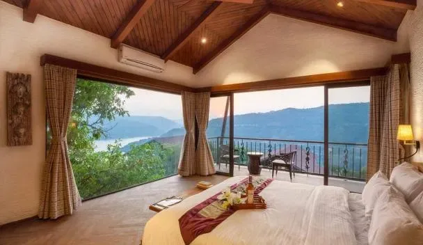 Luxury resort with a valley view in Lavasa hill station