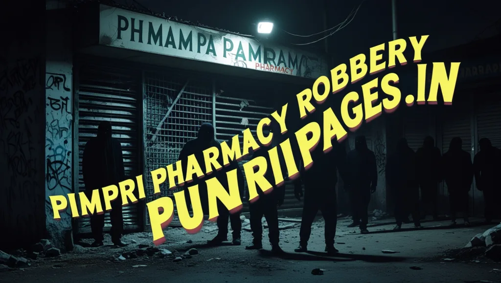 Masked trio caught on CCTV stealing ₹1.3 lakh from a pharmacy in Pimpri