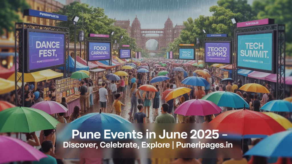 Pune Events in June 2025 – Rainy city celebration with food, music, and cultural events