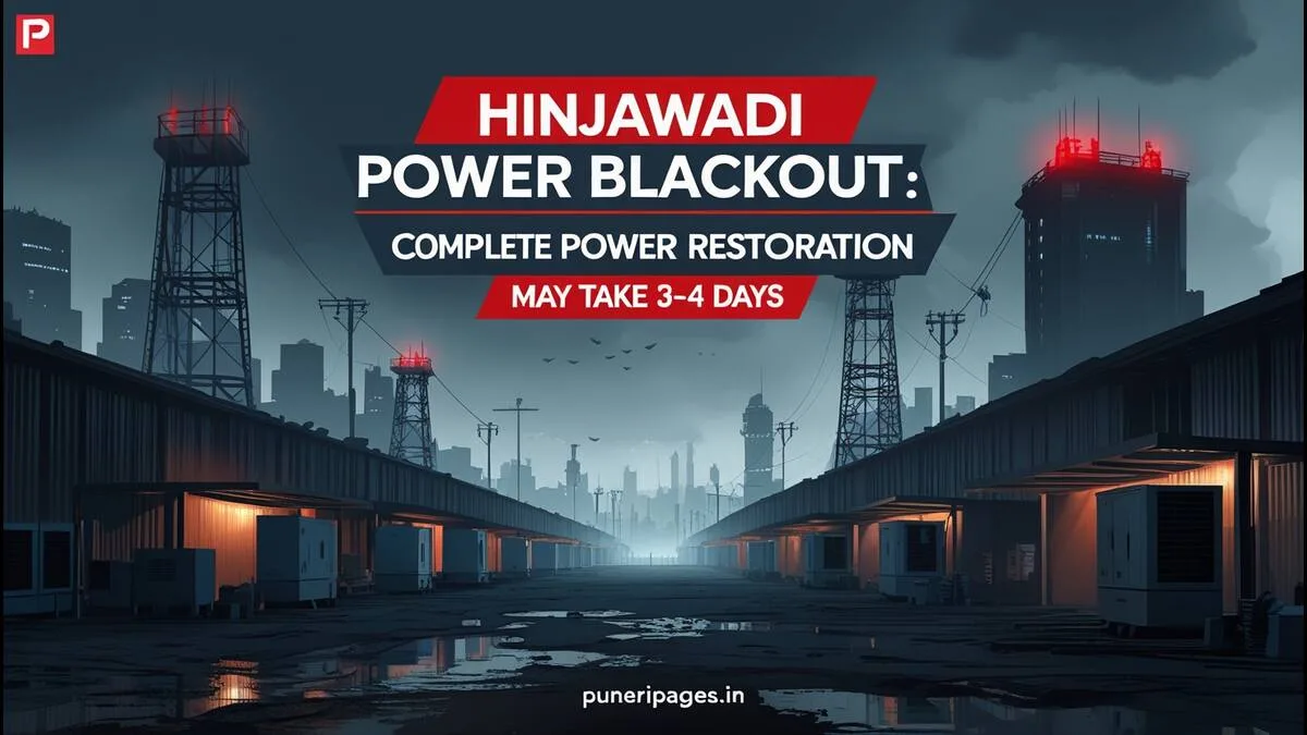 Mahatransco 220kv Line Failure Causing Blackout in Pune's Hinjawadi IT Park