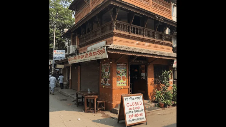 Closed hotels and restaurants in Pimpri-Chinchwad during PCMC tax protest