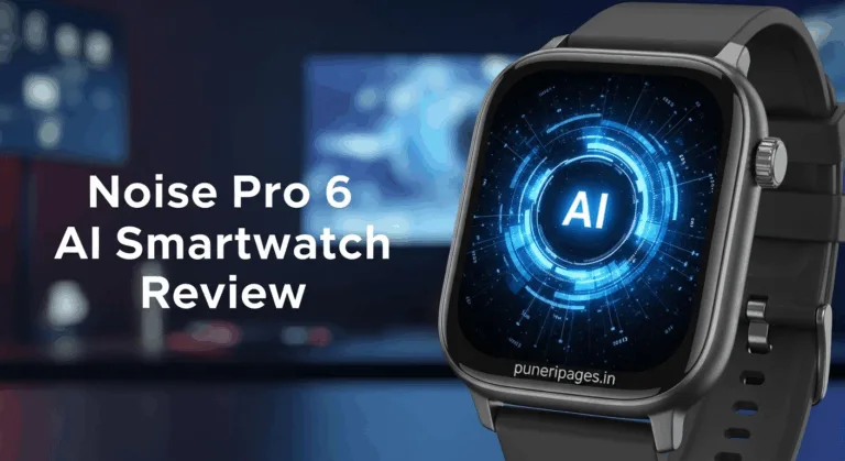 Noise Pro 6 smartwatch AI watch face display