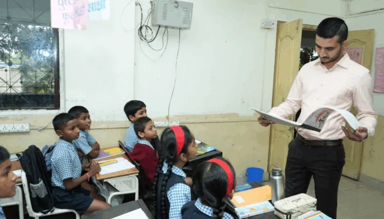 PCMC officials during school inspection