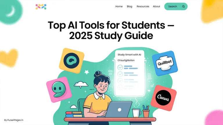 Student using AI tools like ChatGPT and Grammarly to boost study productivity.