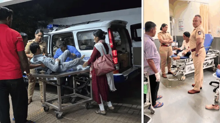 Pune RTO officers help accident victims on Pune-Kolhapur highway
