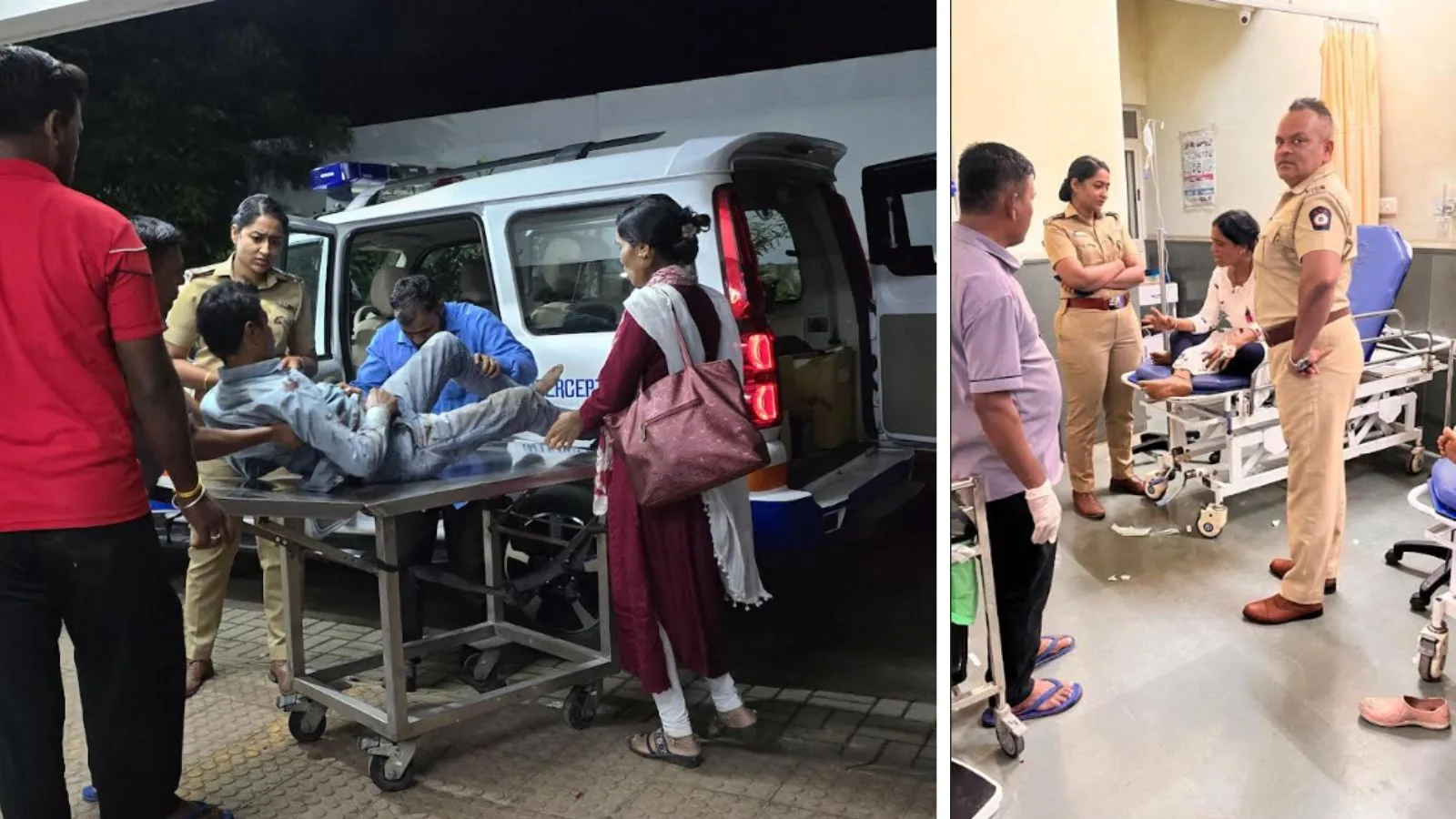 Pune RTO officers help accident victims on Pune-Kolhapur highway