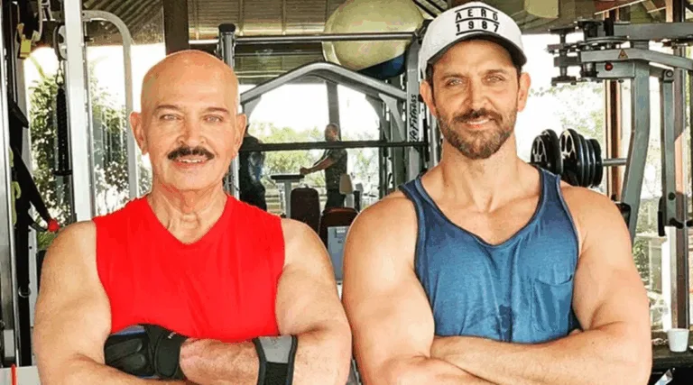 Rakesh Roshan smiling with family after successful angioplasty surgery