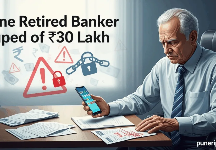 Retired Pune bank manager cheated of ₹30 lakh in high-return fraud – online scam awareness.