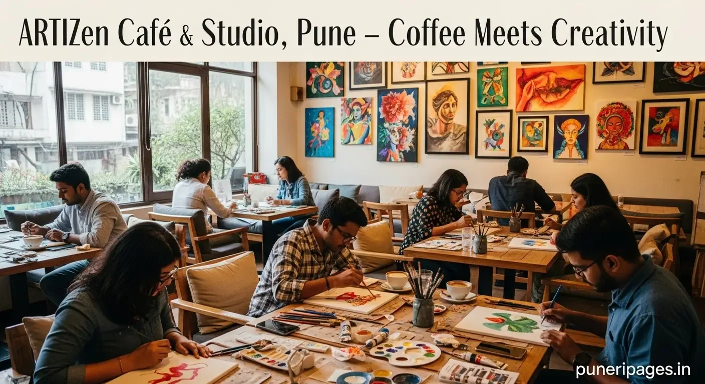 Artizen Cafe & Studio Pune – creative cafe with coffee, art workshops, and community space | puneripages.in