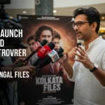 Director Sudipto Sen addressing the media after the trailer launch of Kolkata Bengal Files was abruptly cancelled amid political controversy in Kolkata.