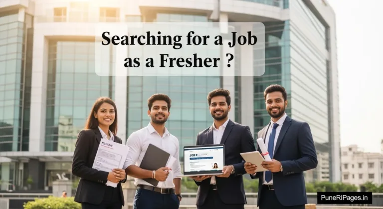 Fresh graduates ready to search for a job as a fresher in Pune job market.