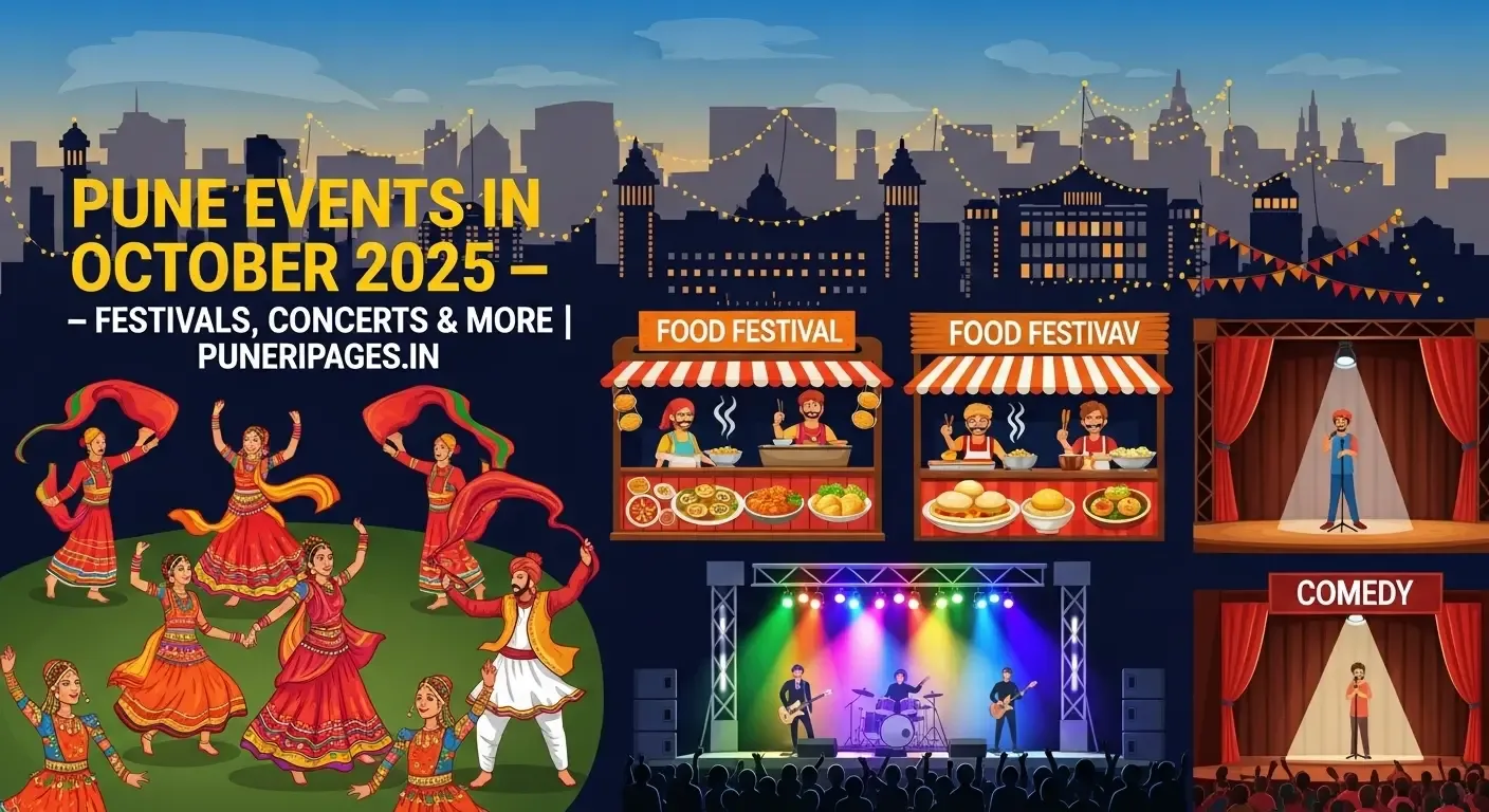 Pune Events in October – Festivals, Garba Nights, Concerts, Comedy Shows & Food Festivals | puneripages.in