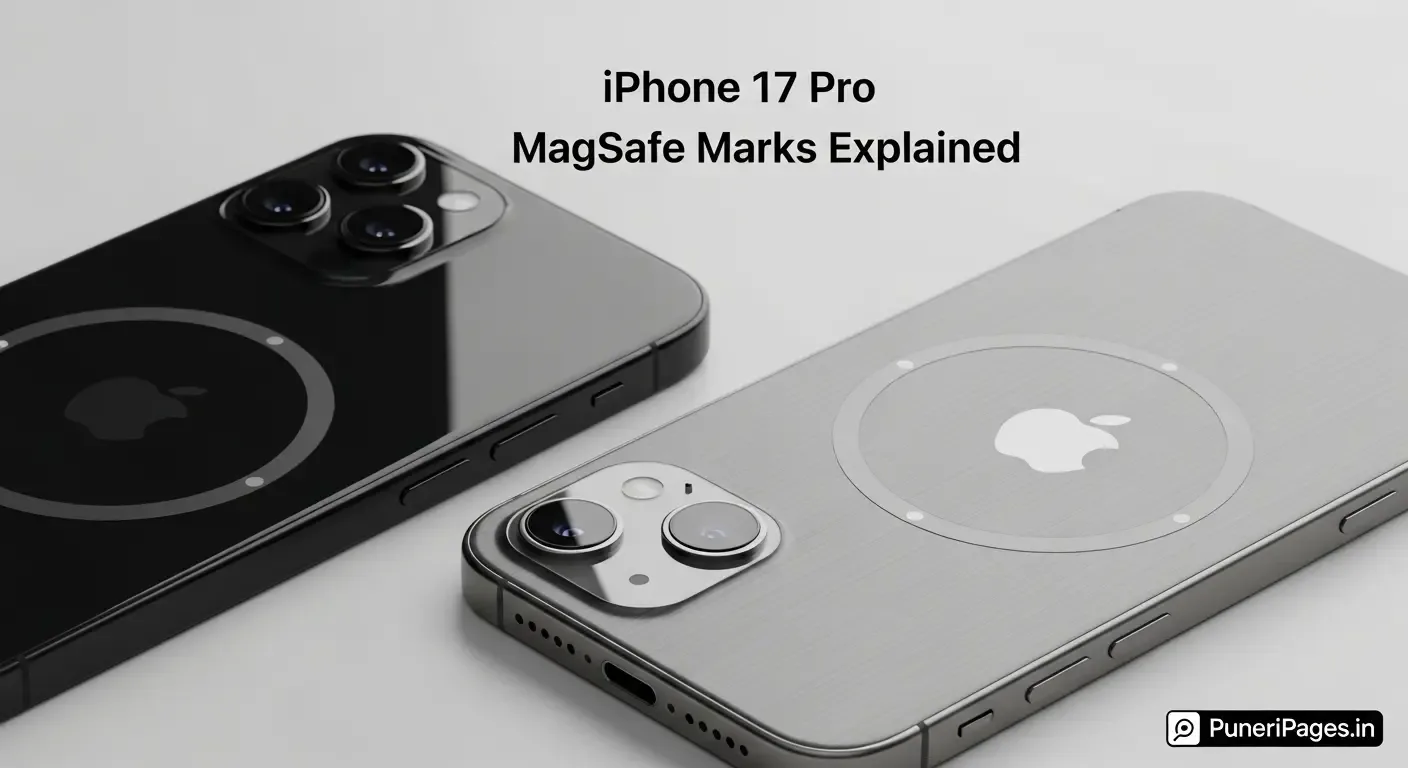 iPhone 17 Pro with temporary MagSafe discoloration marks on titanium frame, explained by Apple – PuneriPages.in