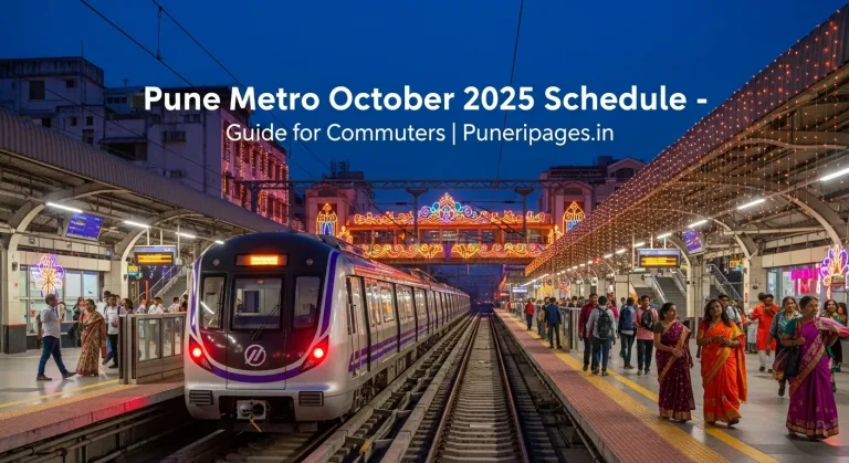 Pune Metro October 2025 schedule with festive season timings and updates for commuters – Puneripages.in