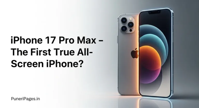 Concept render of Apple iPhone 17 Pro Max with rumored all-screen display, titanium frame, and futuristic design – iPhone 17 leaks 2026