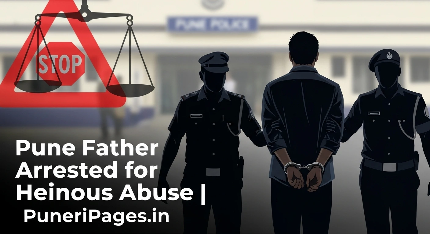 Pune Father Arrested for Heinous Abuse in Kondhwa – Police Custody News Cover by PuneriPages.in