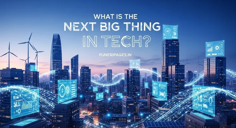 What is the Next Big Thing in Tech — futuristic innovation concept