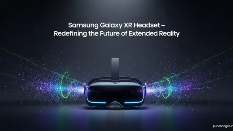 Samsung Galaxy XR Headset futuristic design
