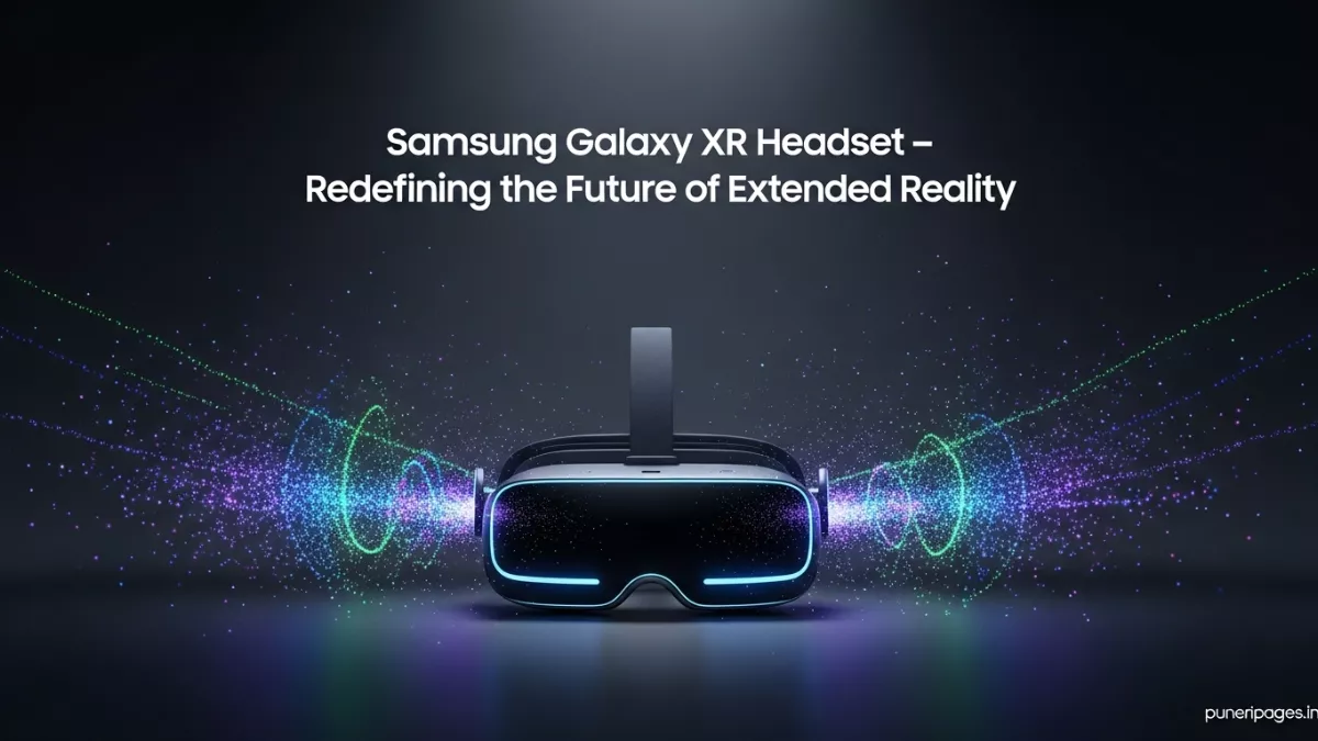 Samsung Galaxy XR Headset futuristic design
