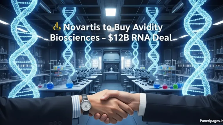 Novartis to Buy Avidity Biosciences $12 Billion RNA therapeutics deal