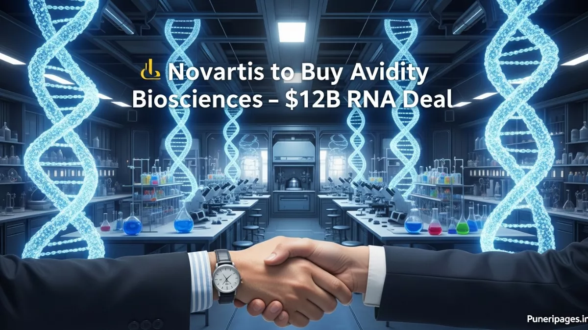 Novartis to Buy Avidity Biosciences $12 Billion RNA therapeutics deal