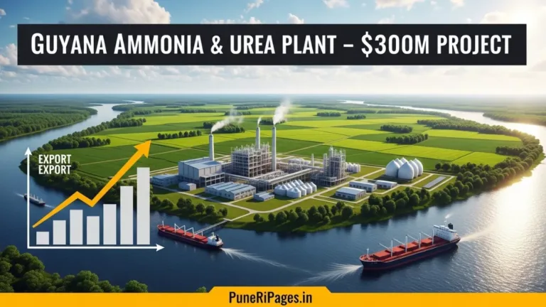 Guyana ammonia and urea plant project at Wales boosting agriculture and exports.