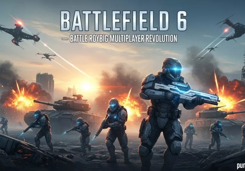 Battlefield 6 Battle Royale multiplayer action cover by puneripages.in