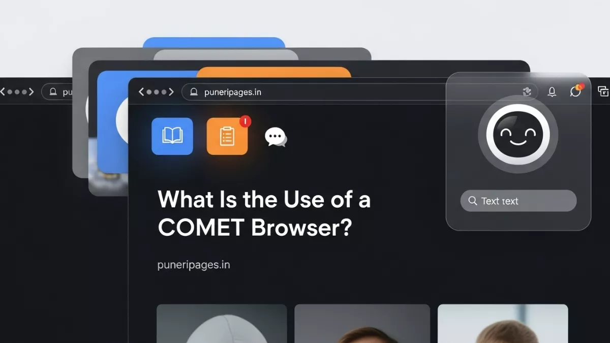 What Is the Use of a COMET Browser smart assistant cover by puneripages.in