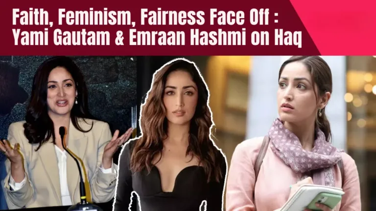 Yami Gautam and Emraan Hashmi discussing Faith Feminism Fairness Haq film on NDTV – PuneriPages.in