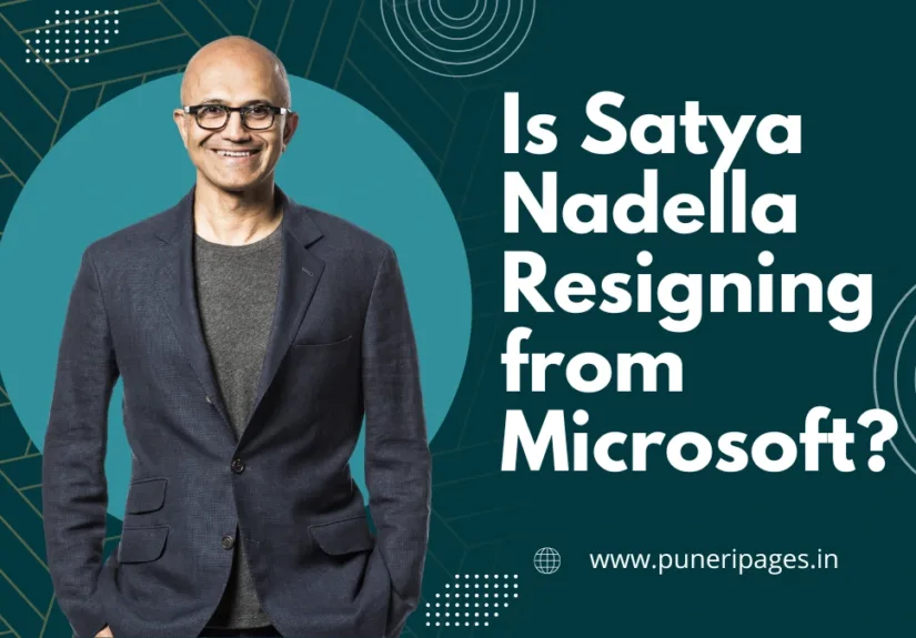 Microsoft CEO resignation news cover image – PuneRiPages.in