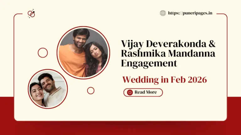 Vijay Deverakonda and Rashmika Mandanna engagement wedding 2026 cover image Puneripages.in