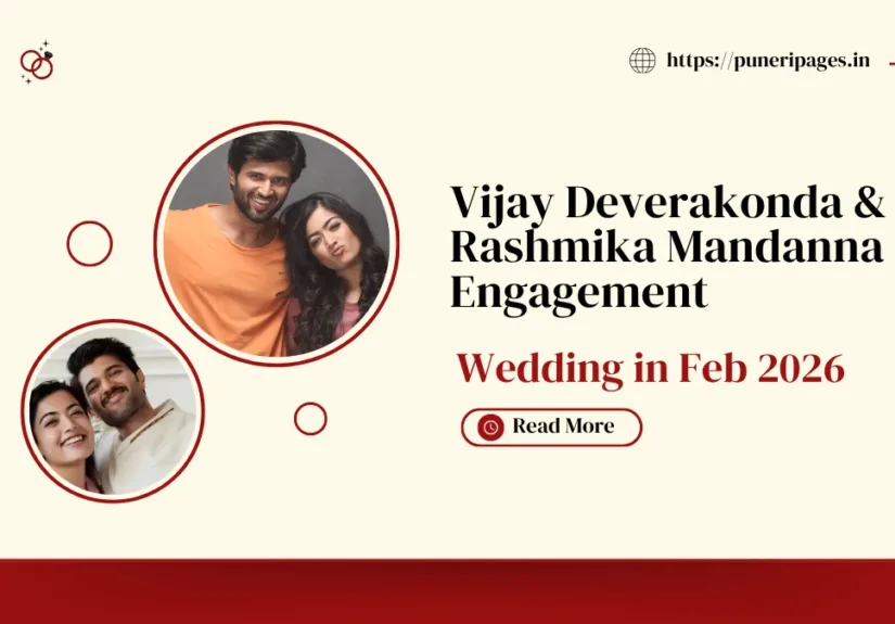 Vijay Deverakonda and Rashmika Mandanna engagement wedding 2026 cover image Puneripages.in