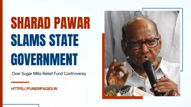 Sharad Pawar slams state government over sugar mills relief fund controversy