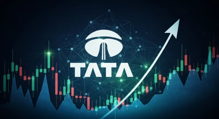 Tata Capital IPO analysis showing Tata logo, stock chart, and question about fair valuation on PuneriPages.in