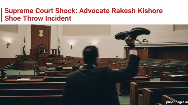 Advocate Rakesh Kishore Shoe Throw Incident in Supreme Court of India