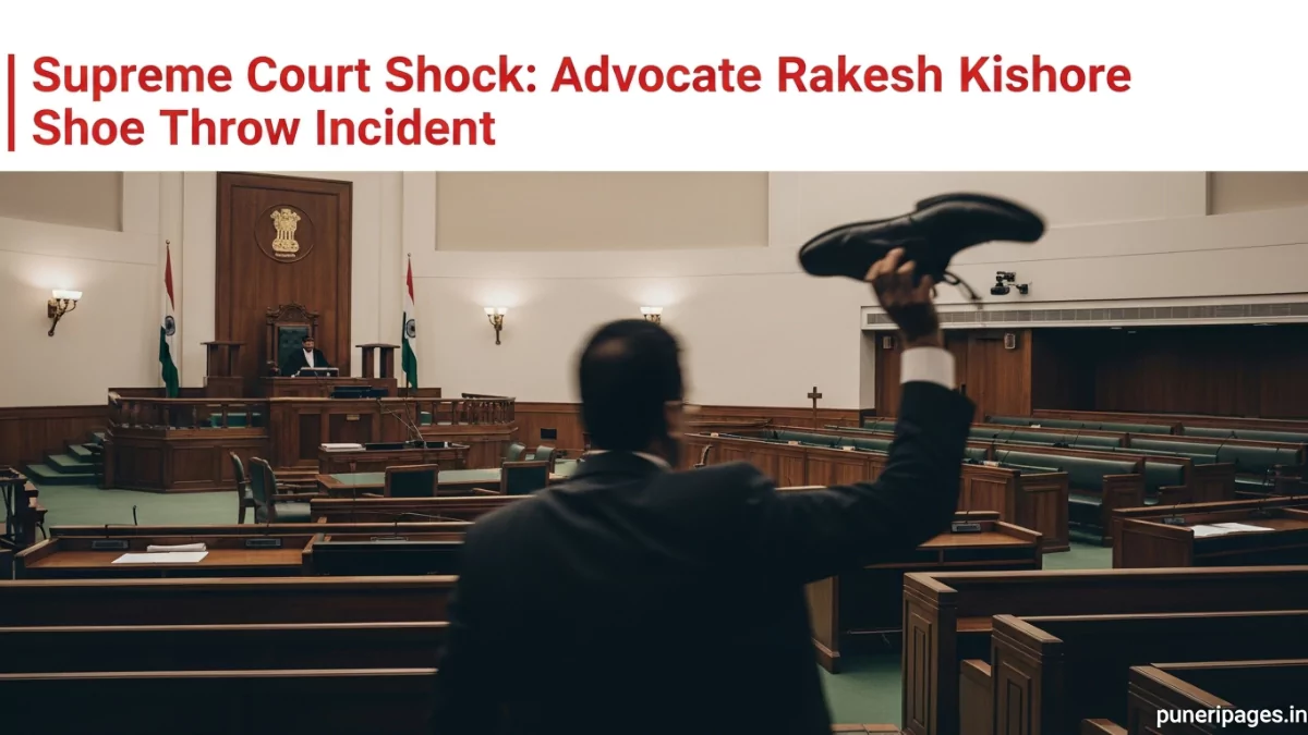Advocate Rakesh Kishore Shoe Throw Incident in Supreme Court of India