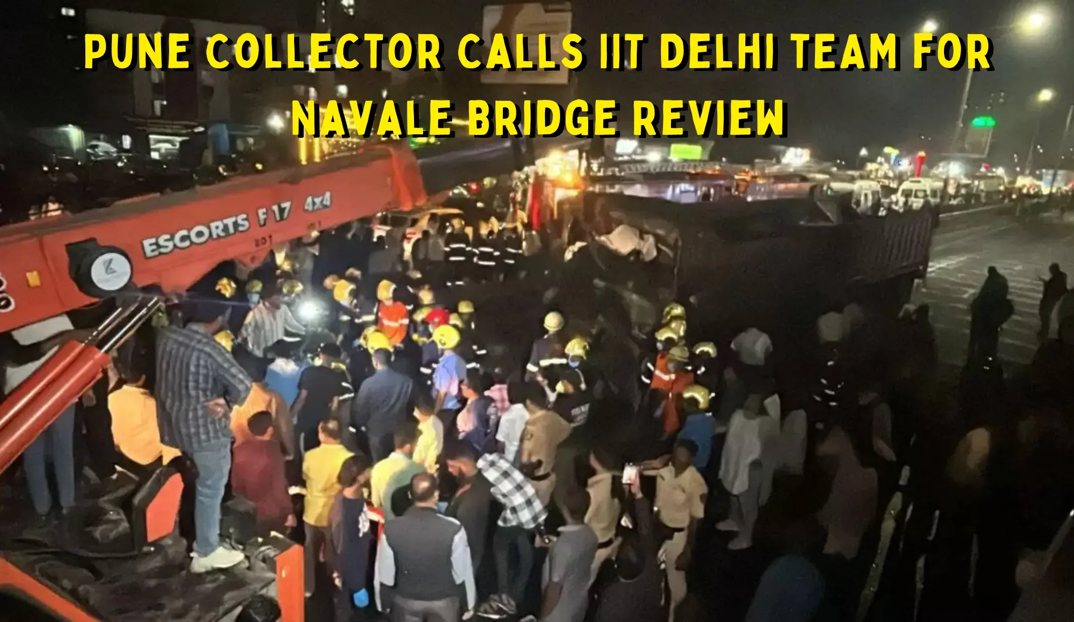 Pune Collector calls IIT Delhi for scientific review of Navale Bridge stretch to enhance road safety on Pune–Bengaluru Highway