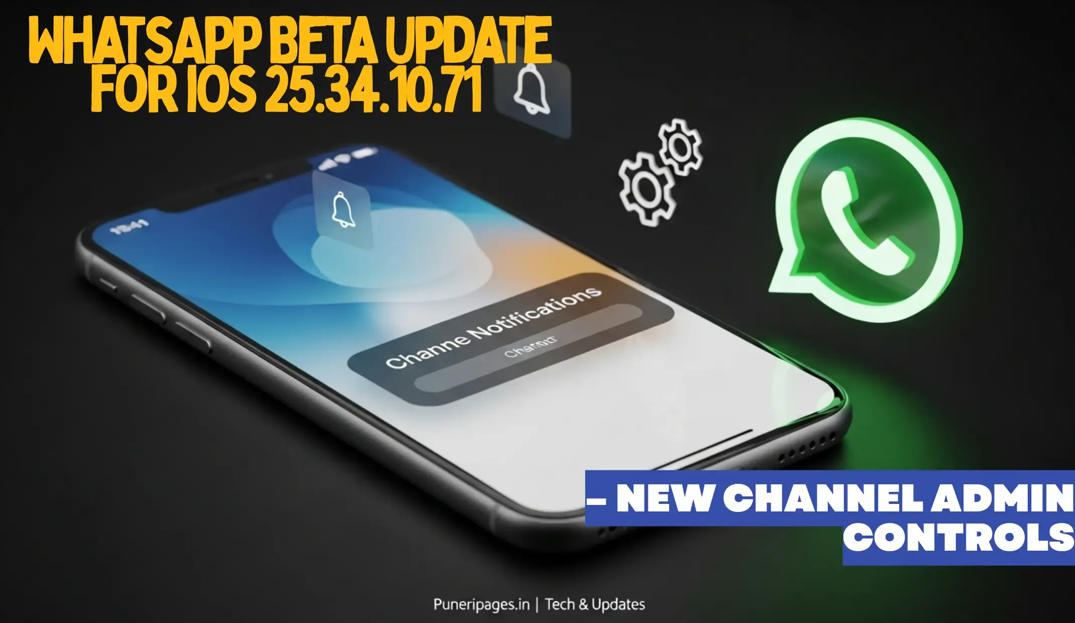 WhatsApp Beta for iOS 25.34.10.71 new channel admin notification settings