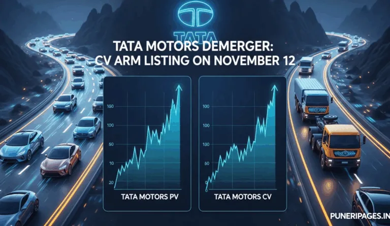 “Tata Motors Demerger: Commercial Vehicles Arm Listing on November 12 – PV Shares Performance and Investor Outlook”