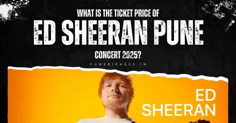 Ticket Price of Ed Sheeran Pune 2025