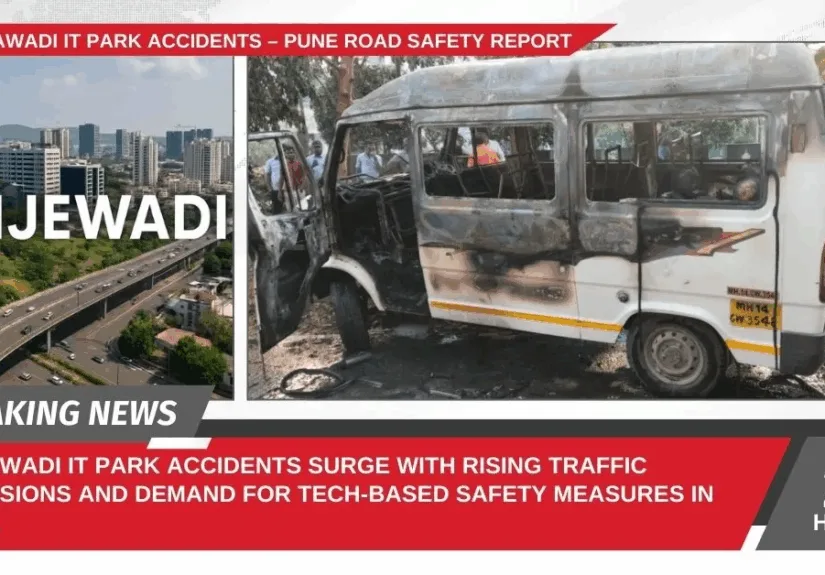 Hinjawadi IT Park accidents surge with rising traffic collisions and demand for tech-based safety measures in Pune.