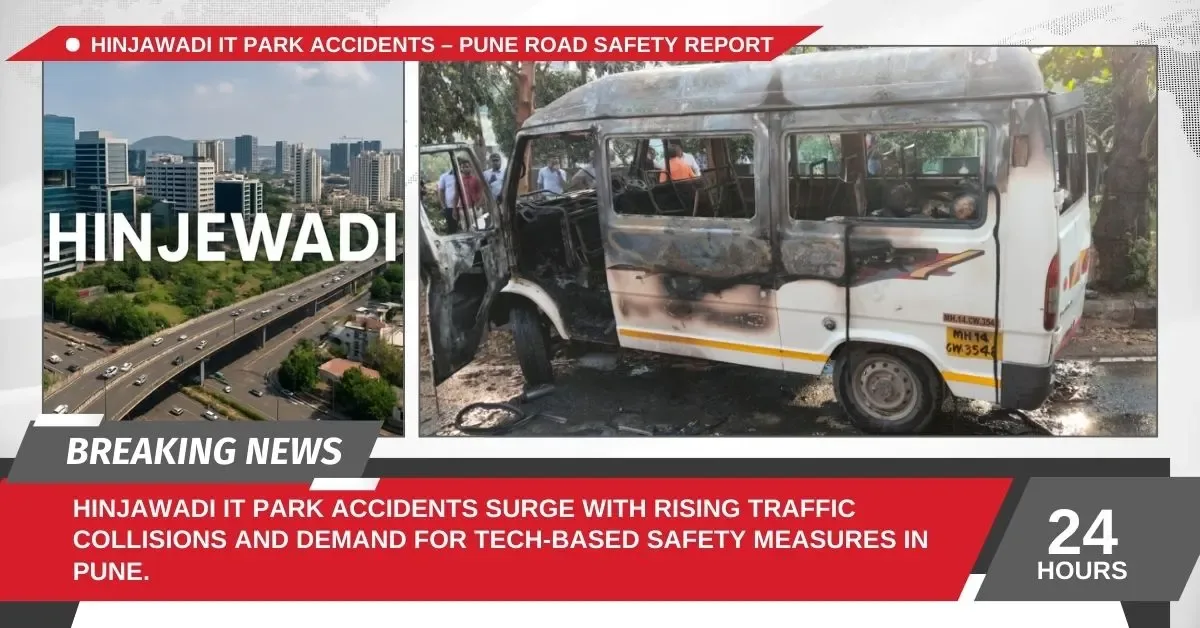 Hinjawadi IT Park accidents surge with rising traffic collisions and demand for tech-based safety measures in Pune.