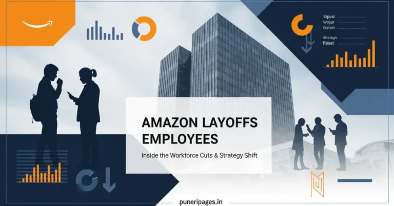 Amazon layoffs employees workforce restructuring strategy by puneripages.in