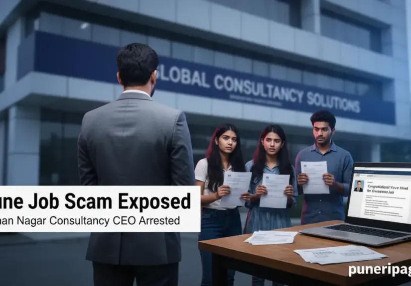 Police arrest consultancy firm CEO in Pune fraud case involving fake overseas job promises to dozens of youths in Viman Nagar