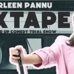 Stand-up comedy show with comedian performing on stage during Mixtape ft Gurleen Pannu Pune 2026 event