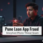 Cyber fraud victim in Pune receiving threatening messages from quick loan app scammers in Pune Quick Loan App Fraud case