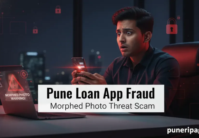 Cyber fraud victim in Pune receiving threatening messages from quick loan app scammers in Pune Quick Loan App Fraud case