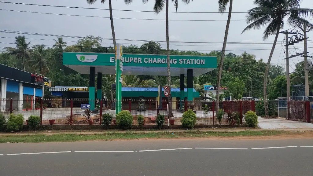 Electric vehicle charging station in India