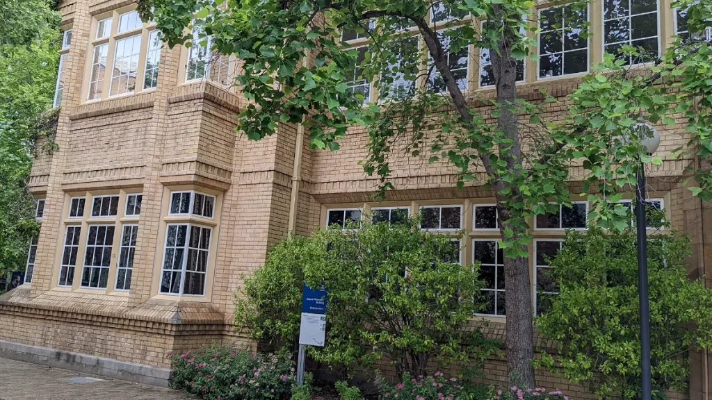University of Melbourne campus building in Australia