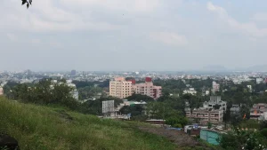 View of Pune city from a hill